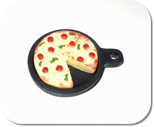 Miniatur pizza pizzapfanne - pizza, in