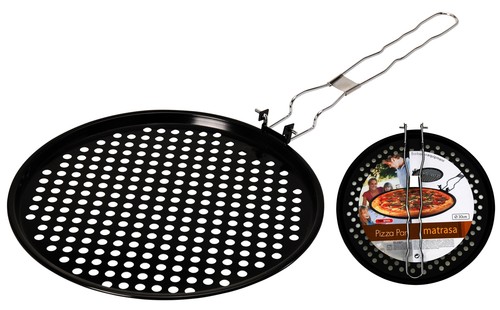 Grillpfanne gelocht und flach