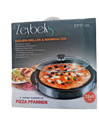 Elektrische pizza pfanne - pizza,