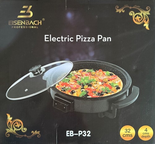 Elektrische pizza pfanne mit - elektrische,